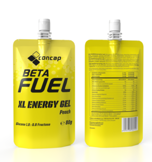Concap Beta Fuel XL Energy gel 80g peach